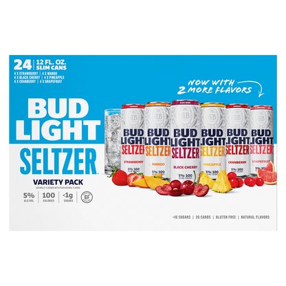 Bud Light House Party Pack Classic Hard Seltzer 24pk 12oz Cans