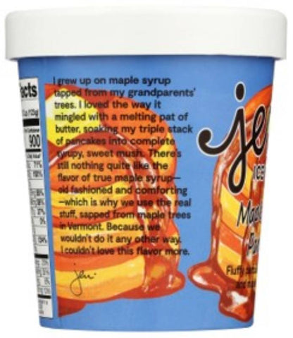 Jeni's Maple Soaked Pancakes Ice Cream Pint