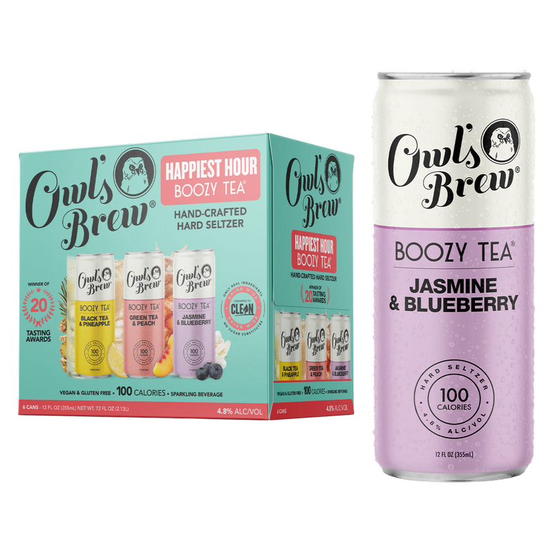 Owl's Brew Happiest Hour Hard Seltzer 6pk 12oz Can 4.8% ABV