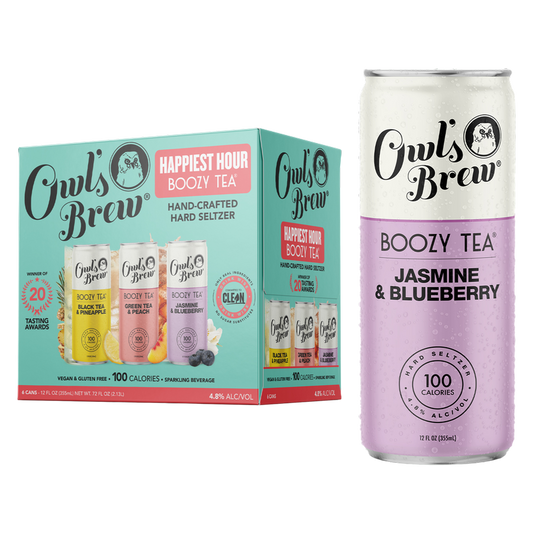 Owl's Brew Happiest Hour Hard Seltzer 6pk 12oz Can 4.8% ABV