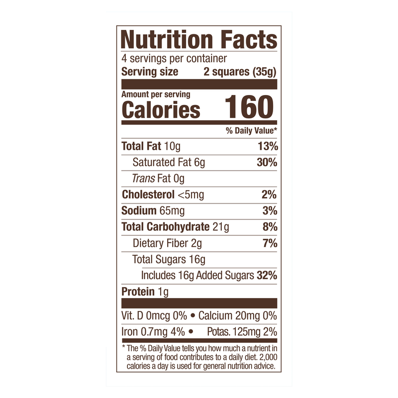 Ghirardelli Dark Chocolate Sea Salt Caramel Squares Bar 4.8oz