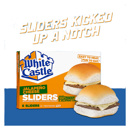 White Castle Jalapeno Cheese Sliders 6ct 11oz