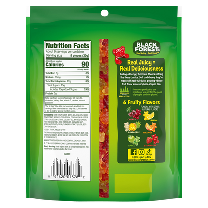 Black Forest Gummy Bears 9oz