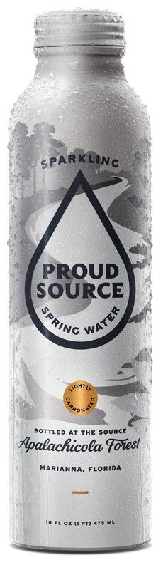 Proud Source Sparkling Spring Water Aluminum Bottle 16oz