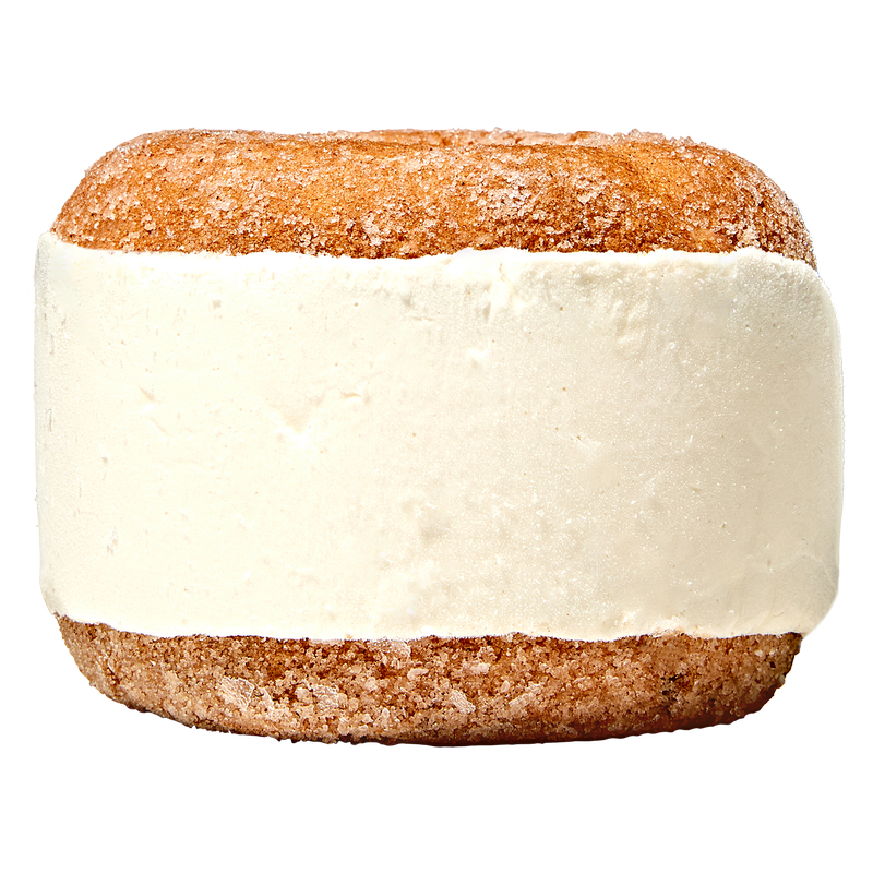 Uncle Dave's Super Premium Apple Cider Donut Sandwich with Vanilla Ice Cream