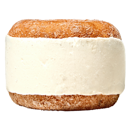 Uncle Dave's Super Premium Apple Cider Donut Sandwich with Vanilla Ice Cream
