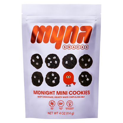 Myna Midnight Mini Cookies 4oz