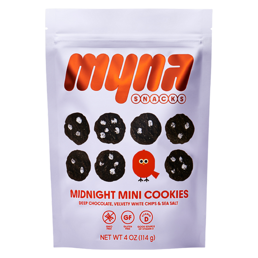 Myna Midnight Mini Cookies 4oz