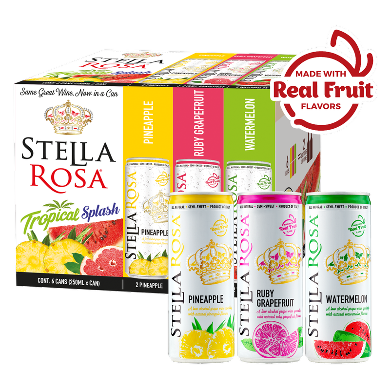 Stella Rosa Tropical Splash Variety Pack 6pk 250ml Can