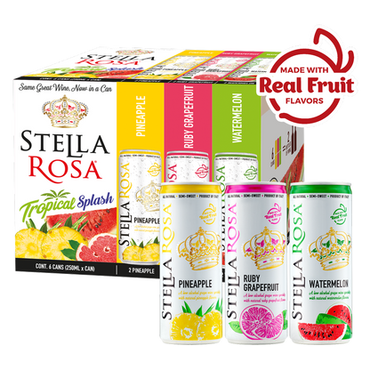 Stella Rosa Tropical Splash Variety Pack 6pk 250ml Can