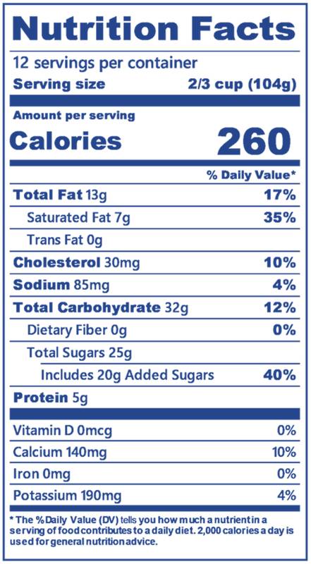 Blue Bell Christmas Cookies Ice Cream, 64oz.