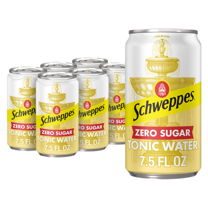 Schweppes Diet Tonic 6pk 7.5oz Mini Can