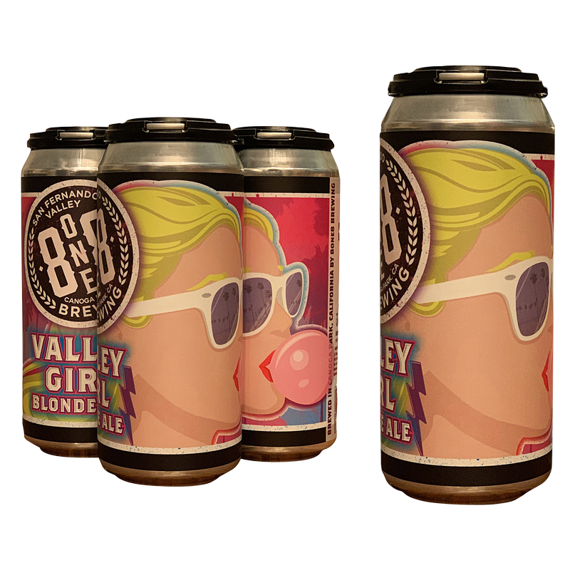8One8 Brewing Valley Girl Blonde Ale 4pk 16oz