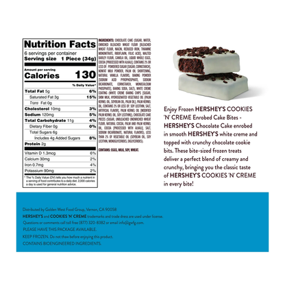 Hershey's Cookies n' Crème Cake Bites 7.2oz (Frozen)