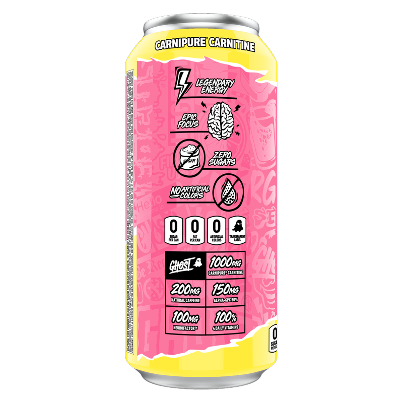 GHOST ENERGY Sour Pink Lemonade 16oz Can