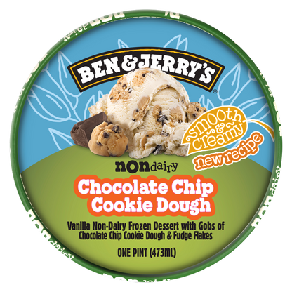 Ben & Jerry's Non-Dairy Chocolate Chip Cookie Dough Dessert Pint