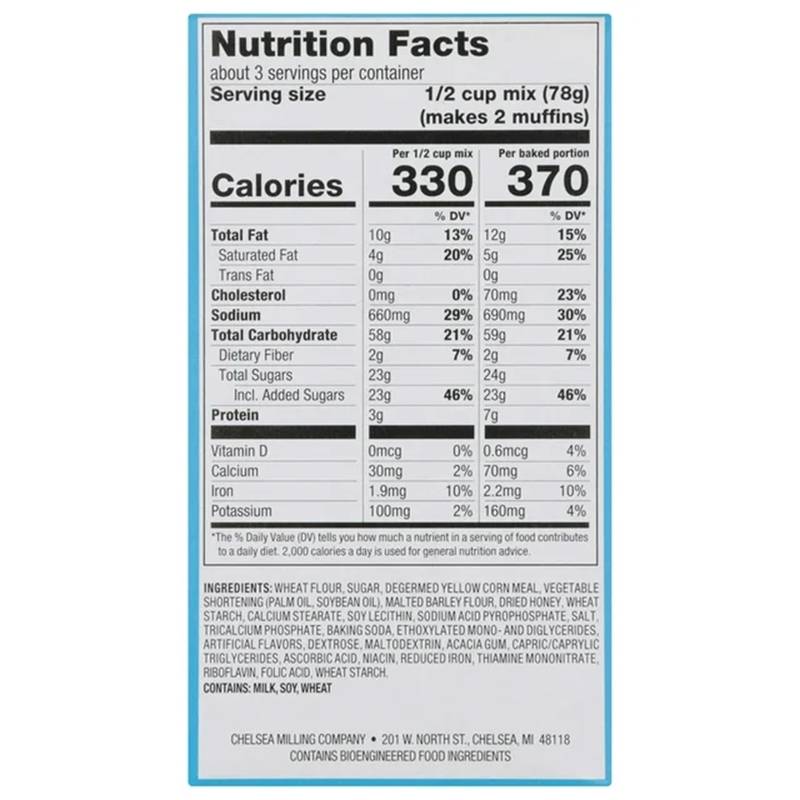 Jiffy Corn Muffin Mix-Honey, 8.5oz.