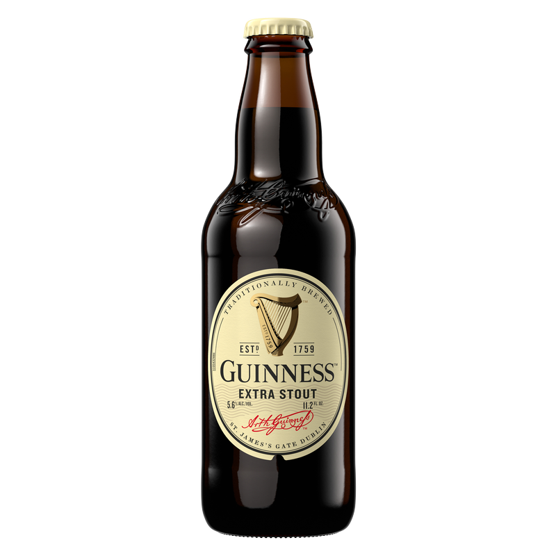 Guinness Extra Stout 12pk 11.2oz Btls 5.6% ABV