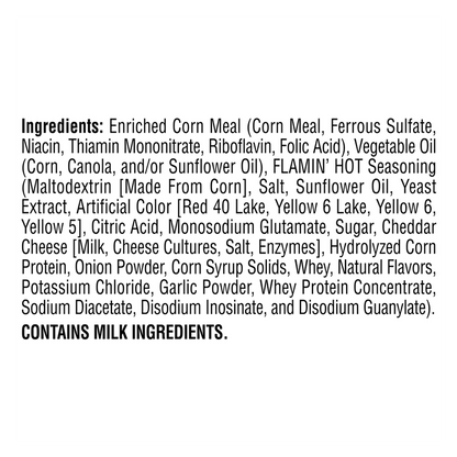 Cheetos Flamin' Hot Pepper Puffs 7oz