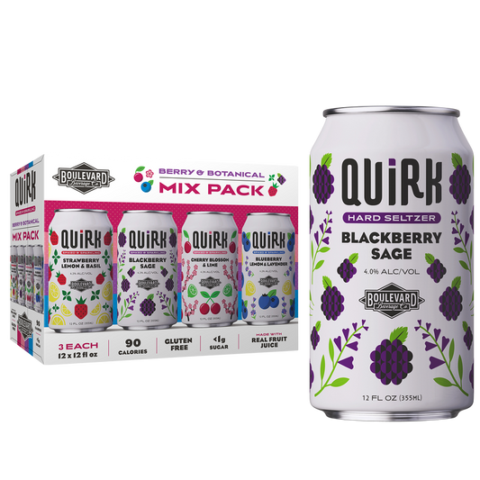 Quirk 'Berry & Botanical' Mixed Pack 12pk 12oz can 4.2% ABV