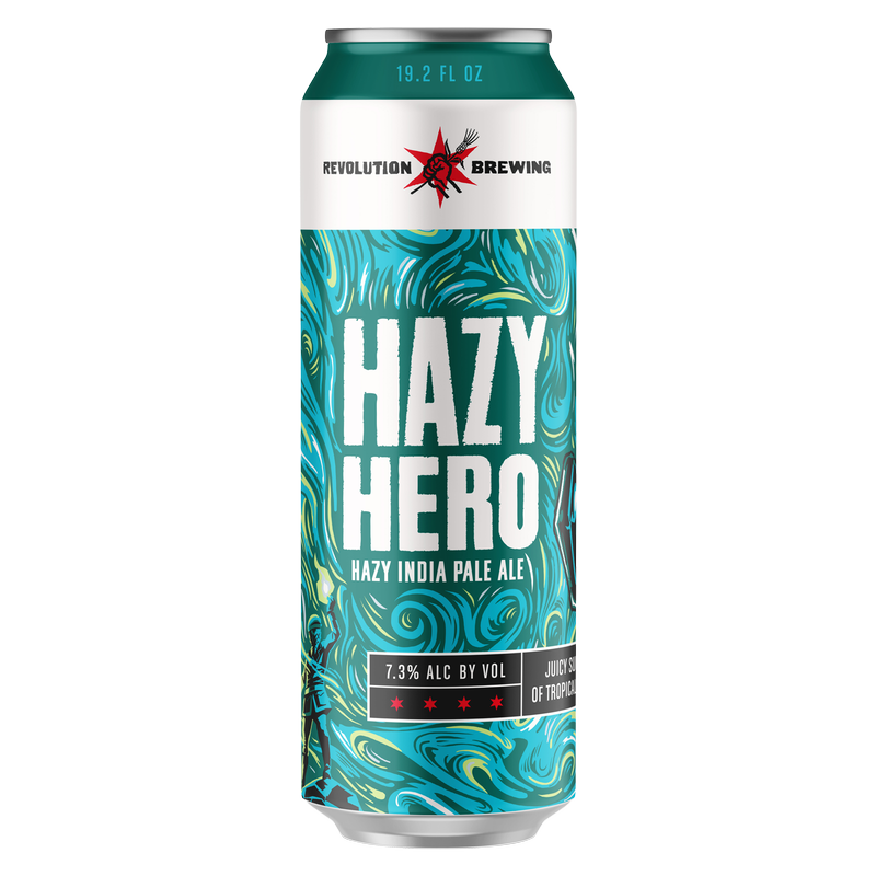 Revolution Hazy Hero 19.2oz Single Can 7.3% ABV