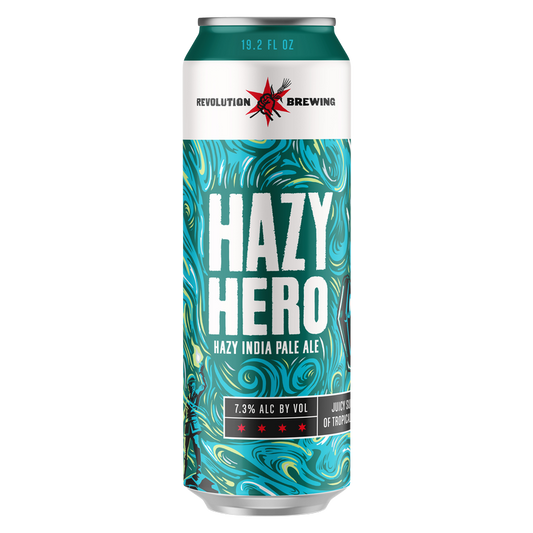 Revolution Hazy Hero 19.2oz Single Can 7.3% ABV