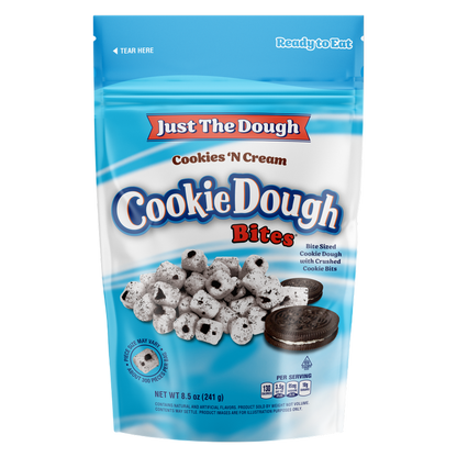 Cookie Dough Bites - Just the Dough - Cookies N' Cream, 8.5oz