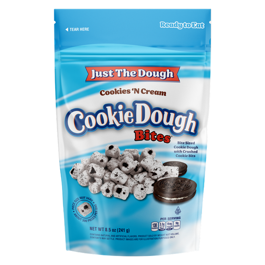 Cookie Dough Bites - Just the Dough - Cookies N' Cream, 8.5oz