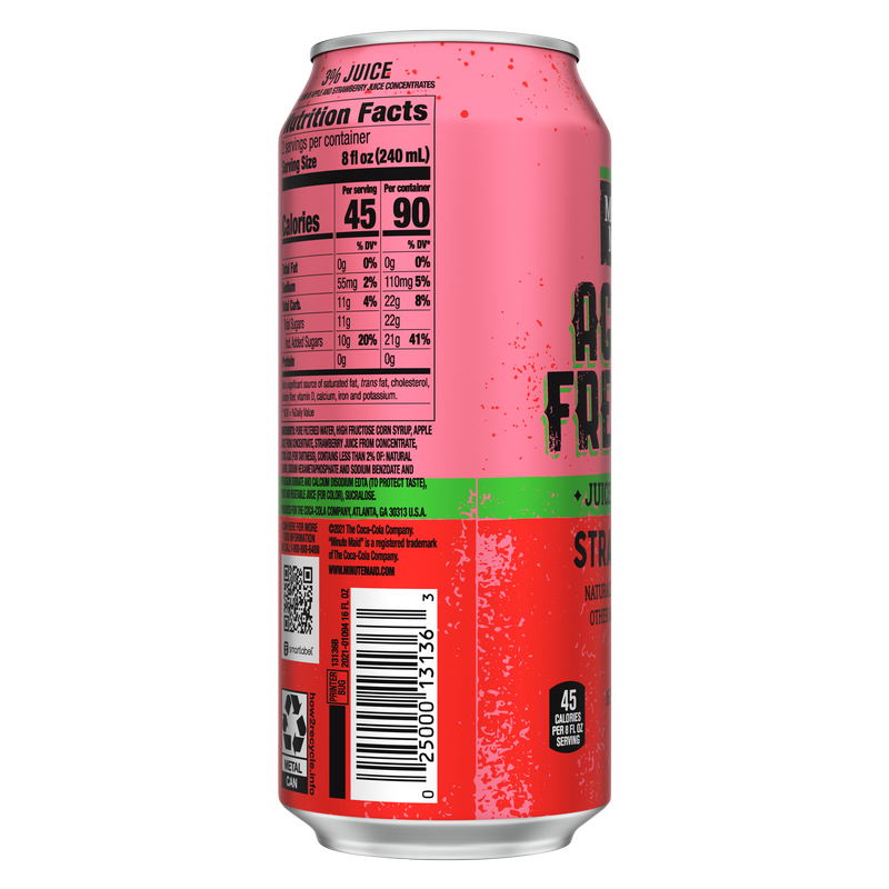 Minute Maid Aguas Frescas Strawberry 16oz