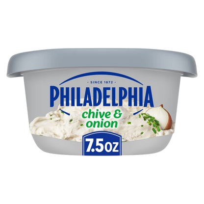 Philadelphia Chive & Onion Cream Cheese Spread - 7.5oz