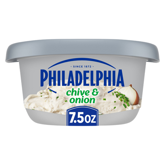 Philadelphia Chive & Onion Cream Cheese Spread - 7.5oz