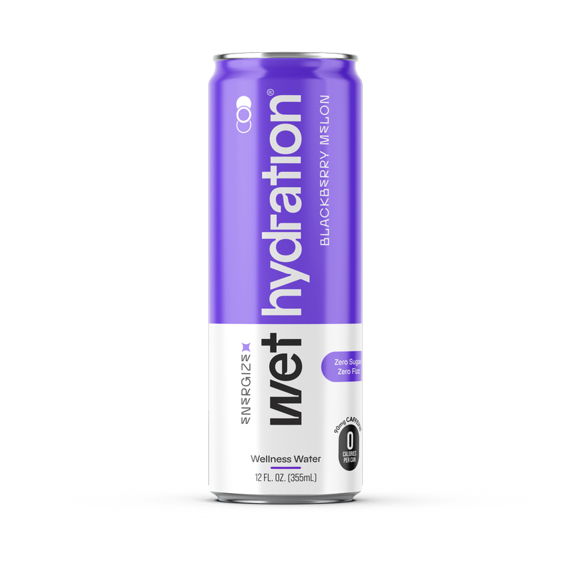 Wet Hydration Blackberry Melon Water 12oz Can