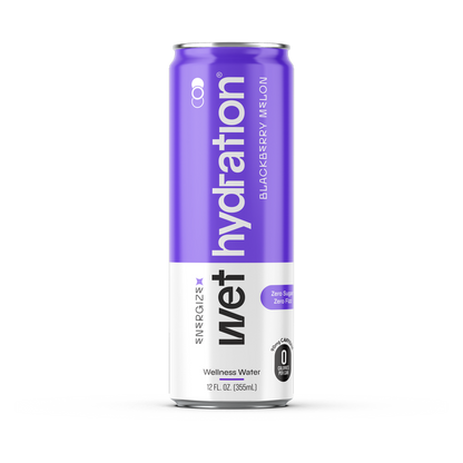 Wet Hydration Blackberry Melon Water 12oz Can