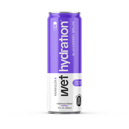 Wet Hydration Blackberry Melon Water 12oz Can
