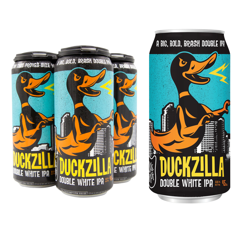 Duck Foot Duckzilla Double White IPA 4pk 16oz Can