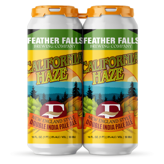 Feather Falls California Haze Double IPA 4pk 16oz Can