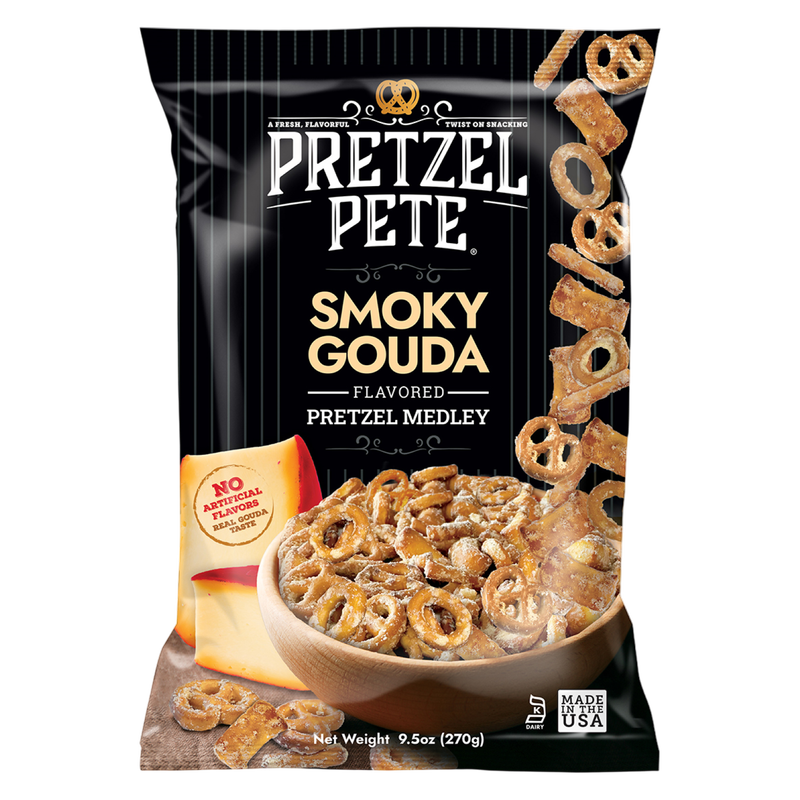 Smoky Gouda Pretzel Mix/Medley, 9.5oz