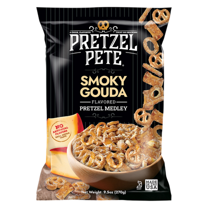 Smoky Gouda Pretzel Mix/Medley, 9.5oz