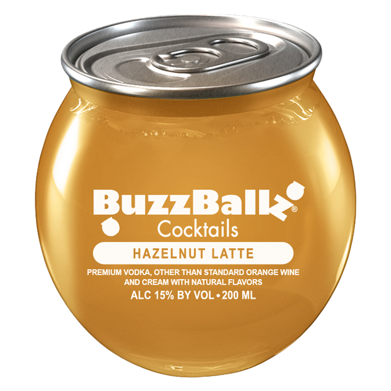 BuzzBallz Cocktails Hazelnut Latte 200ml 15% ABV