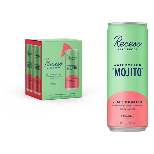 Recess Watermelon Mojito Mocktail 4pk 12oz Can