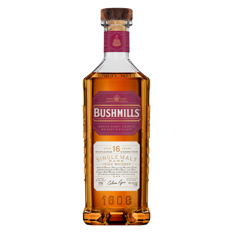 Bushmills 16 Year Irish Whiskey 750ml (80 Proof)