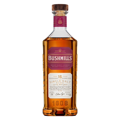 Bushmills 16 Year Irish Whiskey 750ml (80 Proof)