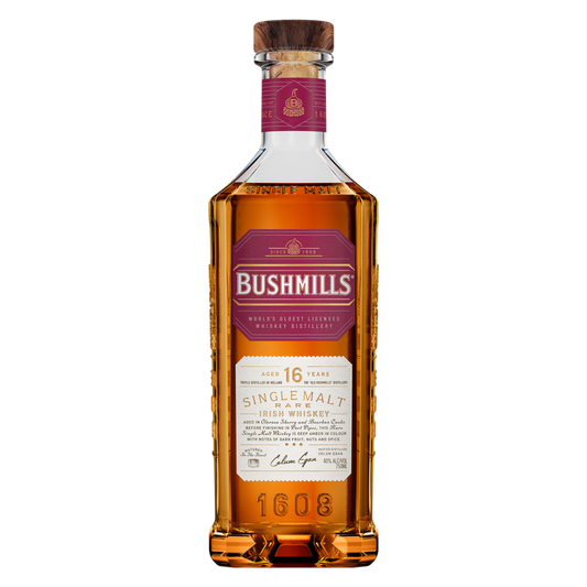 Bushmills 16 Year Irish Whiskey 750ml (80 Proof)