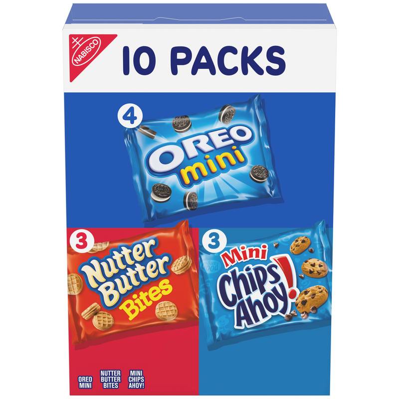 Nabisco Cookie Variety Multipack, 1 oz Bags, 10 ct