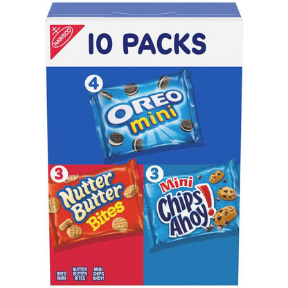 Nabisco Cookie Variety Multipack, 1 oz Bags, 10 ct