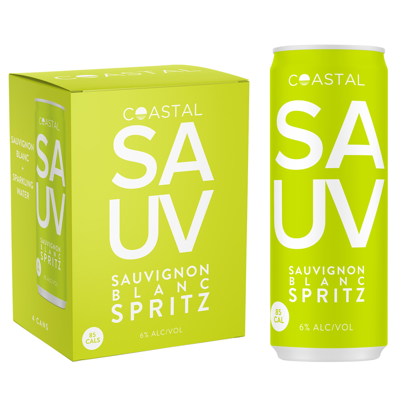 Coastal Spritz Sauvignon Blanc Spritz 4pk 12oz Can 6.0% ABV