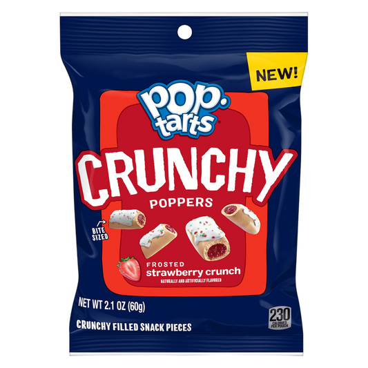 Pop-Tarts® Crunchy Poppers Frosted Strawberry Crunch, 2.1oz