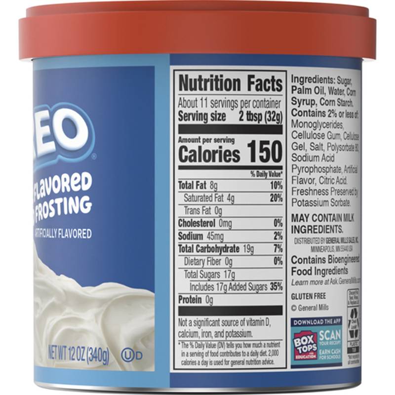 Betty Crocker OREO Creme Whipped Frosting 12oz