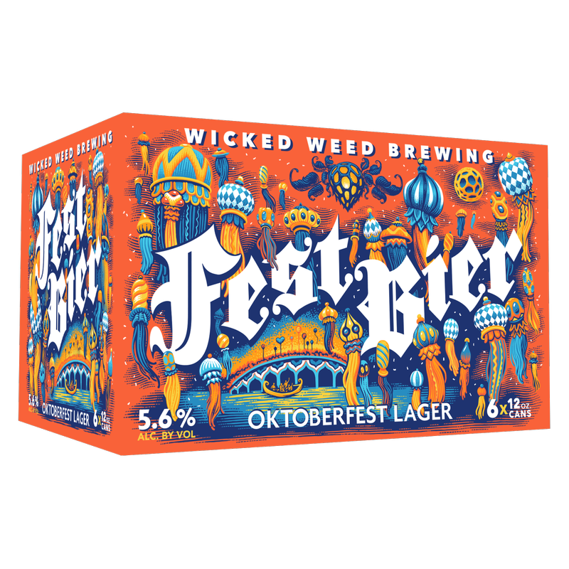 Wicked Weed Fest Bier 6pk 12oz Can