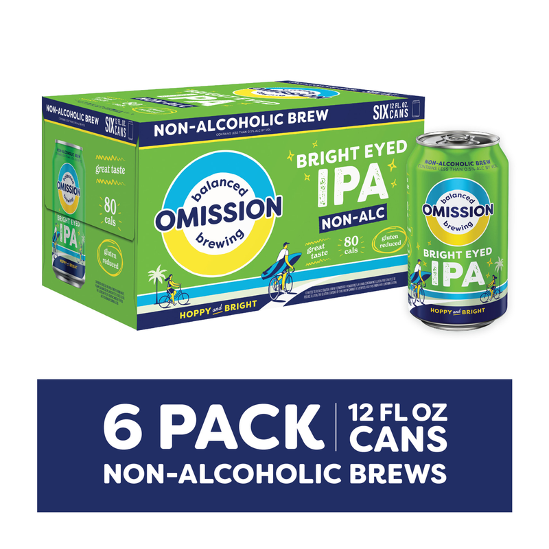 Omission Bright Eyed IPA Non-Alcoholic 6pk 12oz Cans